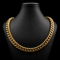 MIAMI CUBAN 12MM (GOLD PLATED + STAINLESS STEEL)