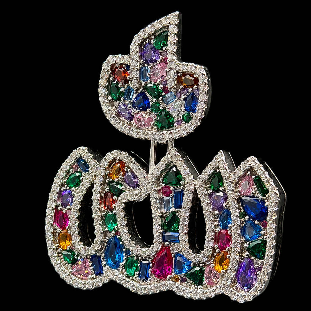 FRUITY PEBBLE "GOD" PIECE (Moissanite)