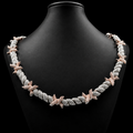BARBED WIRE CHAIN (MOISSANITE)