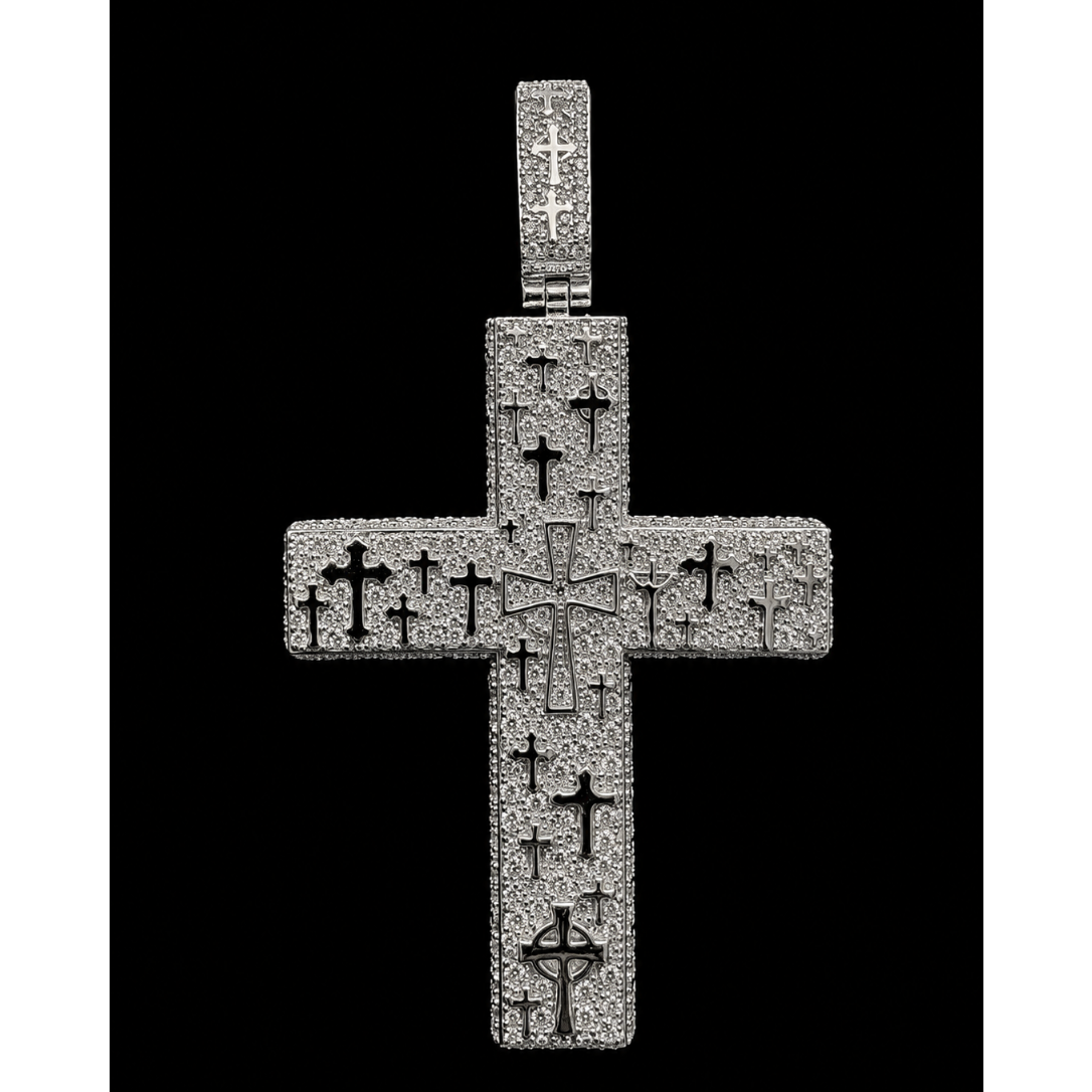 CROSSES ON CROSSES PIECE (Moissanite)