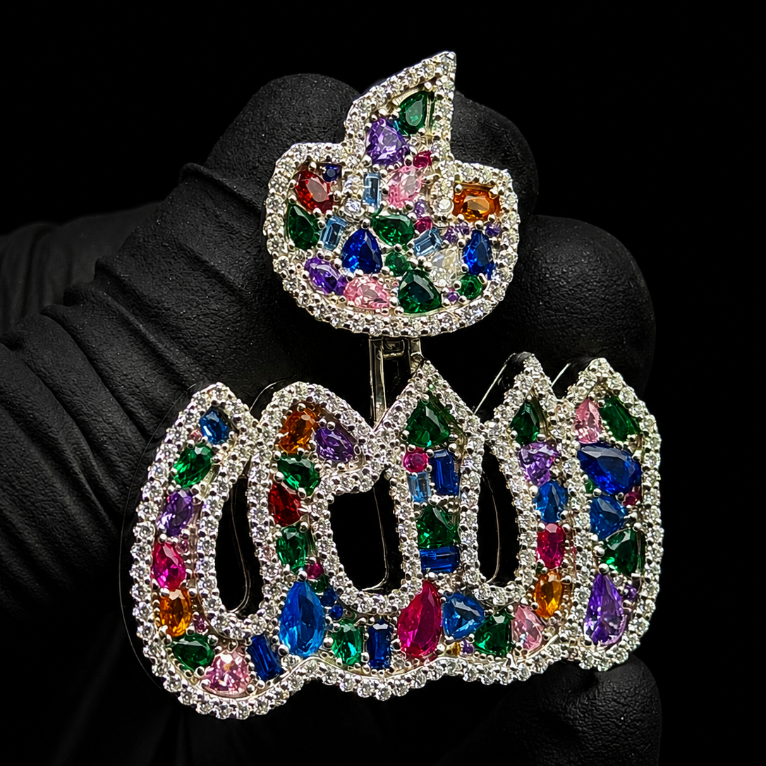 FRUITY PEBBLE "GOD" PIECE (Moissanite)