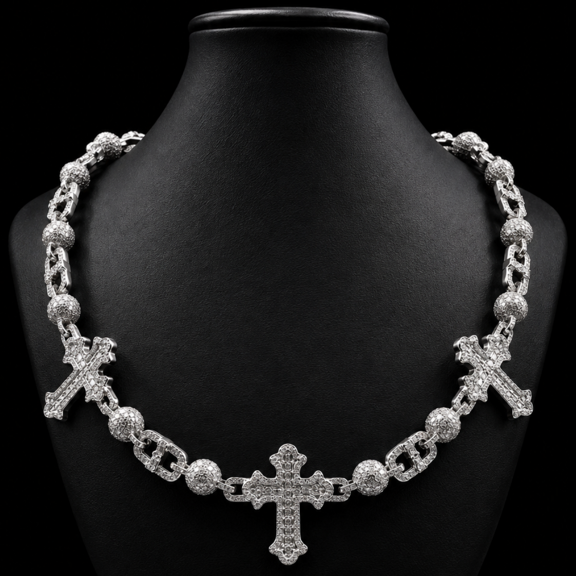 EXOTIC CROSS LINK (MOISSANITE)
