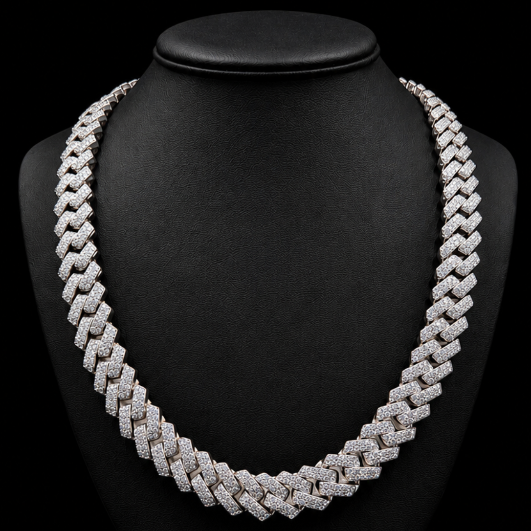 RAZOR CUT CUBAN LINK 12MM