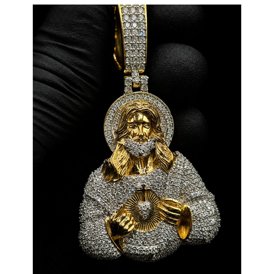 "THE HEART OF CHRIST" (Moissanite)