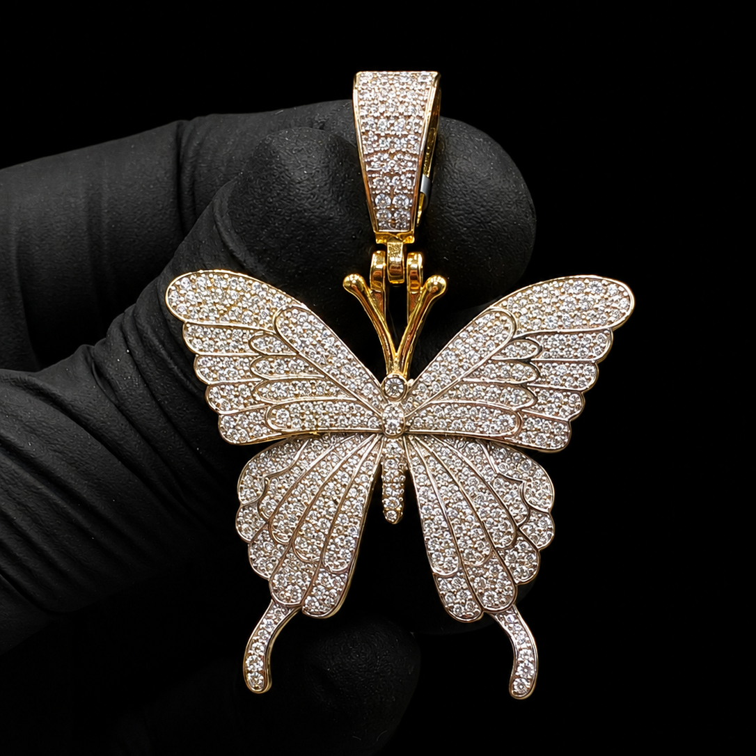 ICED BUTTERFLY (Moissanite)