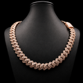Baguette Set Cuban Link 12mm (Moissanite)