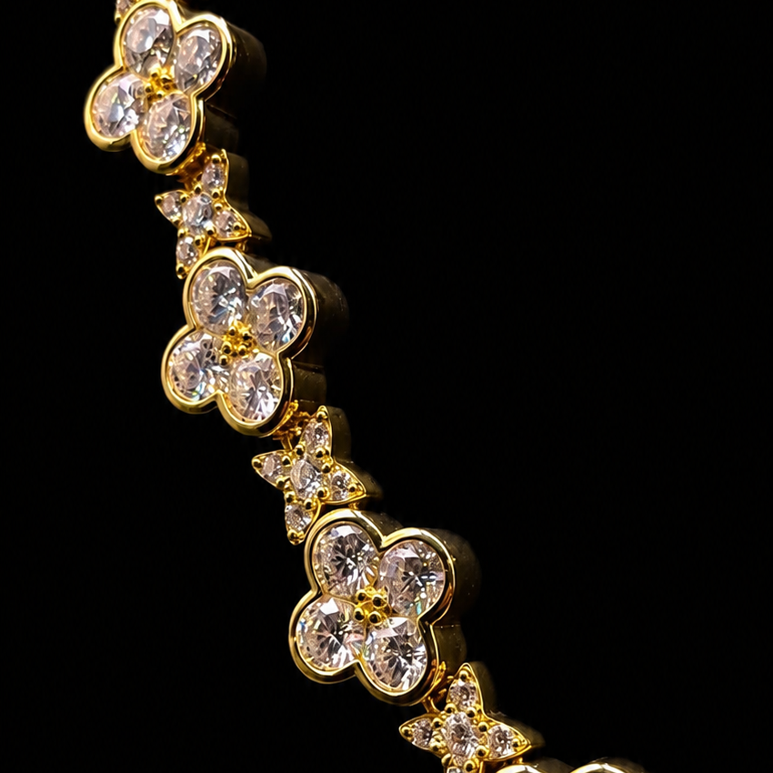 STARLINK CLOVER CHAIN (Moissanite)