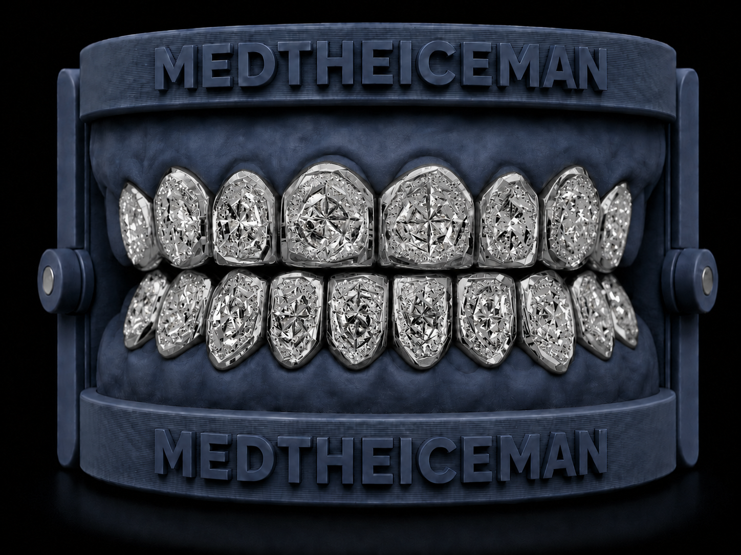 Spyder Cut + Dust Grillz Solid Silver